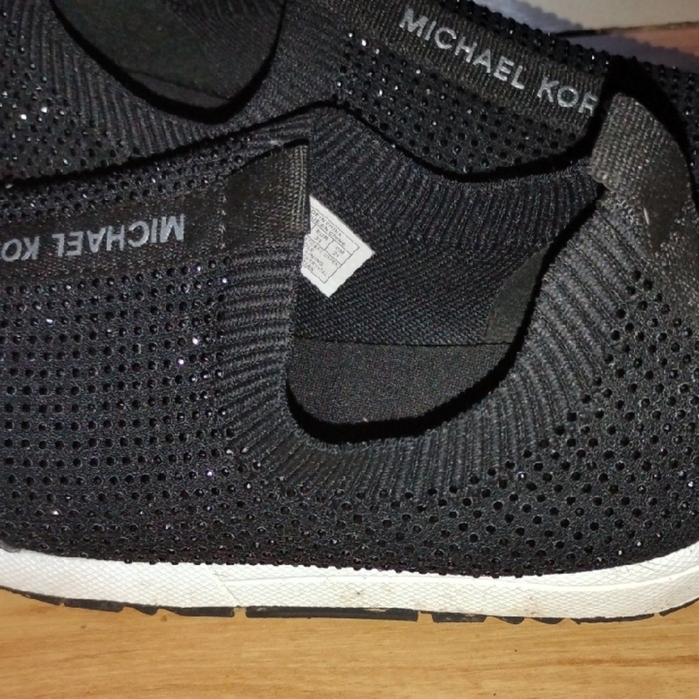 Michael Kors Black Slip On Sneakers with Sleek Design - Picture 5 of 5